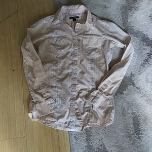 Banana Republic plaid button up